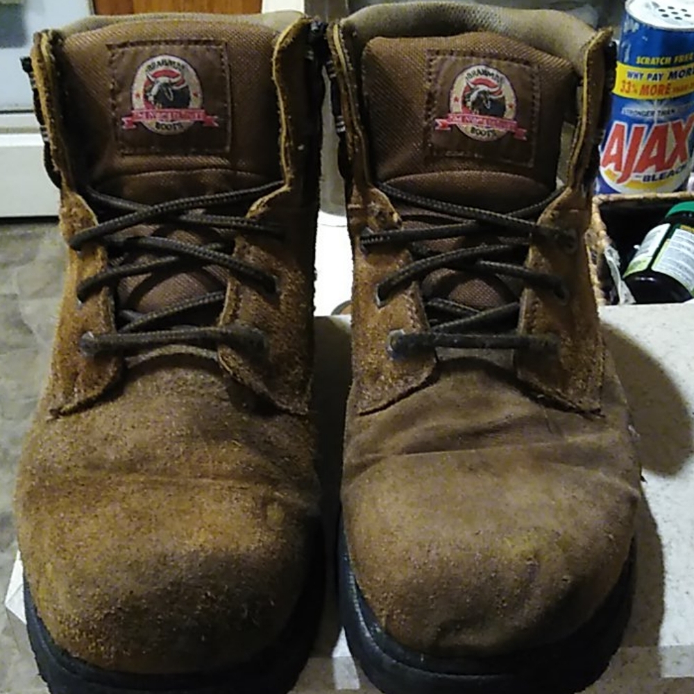 Brahma work boots size 11